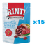 RINTI Kennerfleisch Poultry hearts plic hrana caini 15 x 400 g, cu inimi de pasare
