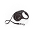 FLEXI New Classic lesa automata cu banda pentru caini, negru, marimea S, 5 m