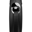 FLEXI New Classic lesa automata cu banda pentru caini, negru, marimea S, 5 m