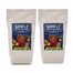 SIMPLY FROM NATURE Hrana uscata pentru caini, coapta la cuptor, cu somon si carne de cal 2x1,2 kg