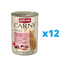 ANIMONDA Carny Adult set curcan, pui, creveti hrana umeda pisici 12 x 400 g