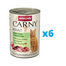 ANIMONDA Carny Adult pui, curcan, iepure conserve pisica adulta 6 x 400 g