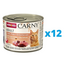 ANIMONDA Carny Adult Set conserve pisici, cu inimi de pui, curcan si rata12 x 200 g