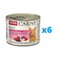 ANIMONDA Carny Adult Conserve pisica, cu carne de vita, curcan si creveti 6 x 200 g