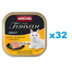 ANIMONDA Vom Feinsten Pate conserva hrana umeda pisica 32x100g curcan, vita si morcovi