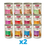 ANIMONDA Carny MIX hrana umeda pentru pisici 12 arome 24 x 400 g
