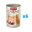ANIMONDA Carny Adult Hrana umeda cu curcan si ficat de pui pentru pisci adulte 6 x 400 g