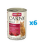 ANIMONDA Carny Adult Hrana umeda cu carne de vita si inimi pentru pisci adulte 6 x 400 g