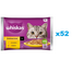 WHISKAS Adult pui si curcan in sos 52x85 g hrana pisici adulte
