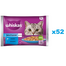 WHISKAS Adult plic hrana cu ton si somon in aspic 52x85g Fish Delicacies hrana umeda pisici adulte