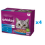 WHISKAS Adult hrana cu peste pentru pisica 48x85g somon, ton, cod, peste alb in aspic