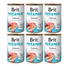 BRIT Pate&Meat salmon 6x400 g pate cu somon pentru caini