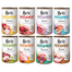 BRIT Pate&Meat Mix 8x400 g pate hrana umeda caini