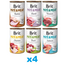 BRIT Pate&Meat Mix arome 24x400 g hrana pate pentru caini