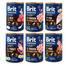 BRIT Premium by Nature Mix arome 6x400 g mancare naturala pentru caini