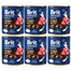 BRIT Premium by Nature 6x800 g vita si maruntaie, set hrana caine