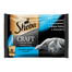 SHEBA Craft Collection 52 x 85 g cu somon, cu ton, cu pește alb, cu cod