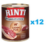 RINTI Singlefleisch Lamb Pure miel 12x800 g aliment caini, monoproteic