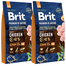 BRIT Premium By Nature Senior Small Medium S+M hrana uscata pentru caini seniori (7+) talie mica/medie 16 kg (2 x 8 kg)
