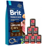 BRIT Premium By Nature Sensitive Lamb 15 kg + hrana umeda cu vita 6x400 g