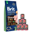 BRIT Premium By Nature Junior Extra Large XL 15 kg + 6x400 g cu vitel