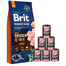 BRIT Premium By Nature Sport 15 kg + hrana umeda din curcan 6x400 g
