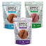 SIMPLY FROM NATURE Meat Strips Fasii carne pentru caini 3x80 g rata, pui, iepure