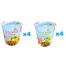BOSCH Fruitees mix recompense caini 8x200 g, pasare si mango + pasare si mar