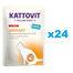 KATTOVIT Feline Diet Urinary hrana umeda dietetica pentru pisici in prevenirea pietrelor struvit, cu vitel 24 x 85 g