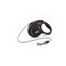FLEXI Lesă New Classic Cat XS frânghie 3 M negru