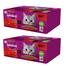 WHISKAS Adult plicuri in sos 160 x 85 g Classic Meals hrana umeda pentru pisici adulte, bucati de: vita, pui, miel, pasare