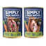 SIMPLY FROM NATURE Hrana umeda pentru caini, mix rata si morcov/fazan si morcov 400 g x 12 buc.
