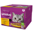 WHISKAS Adult in sos 24x85 g bucati cu pui, rata, pasare, curcan pentru pisici adulte