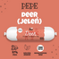 PAKA ZWIERZAKA PEPE Meat Snack carnat de cerb pentru caini 200g