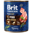 BRIT Premium by Nature 800 g hrana caine, carne de porc si esofag