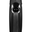 FLEXI New Classic lesa automata cu banda pentru caini, negru, marimea XS, 3 m