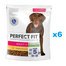 PERFECT FIT Adult 1+ cu pui 6x825g hrana caine rasa mare