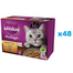 WHISKAS Adult hrana umeda pisici adulte 48x85g pui, curcan, pasare, rata in aspic