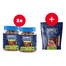 SIMPLY FROM NATURE Smart Bites gustare pentru caini, caprioara 2 x 130 g + snack GRATIS