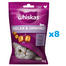 WHISKAS Relaxare si Calm 8x45 g snack cu pui pentru pisica