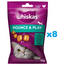 WHISKAS Energie si Vitalitate 8x45 g recompensa pisici cu pui