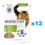 PERFECT FIT Senior 7+ pliculete pisici 12x85 g hrana umeda pentru pisici senior, curcan si morcov in sos