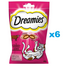 DREAMIES pernite cu vita 6x60 g pentru pisici