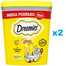 DREAMIES Mega gustari pentru pisici 2x350 g cu branza