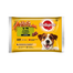 PEDIGREE Hrana umeda cu pui, legume, vita si ficat pentru caini 4 x 100 g