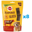 PEDIGREE Ranchos Slices 8x60g pachet recompense fasii pentru caini adulti