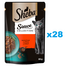 SHEBA Sauce Collection plic cu vita in sos 28x85 g mancare umeda completa pentru pisici adulte