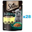 SHEBA Kitten plicuri pentru pui pisica 28x85 g bucati de pui in sos