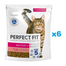 PERFECT FIT Active 1+ 6x750 g Hrana pisici, cu vita