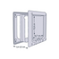 TRIXIE Usa pentru pisici Freecat de luxe electromagnetic, alb
